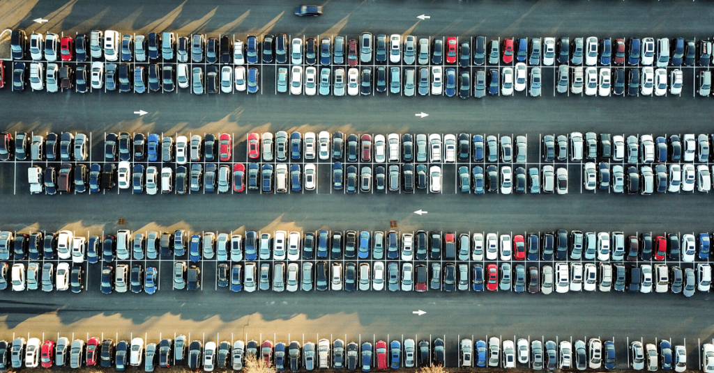 Parking Lot Aerial View